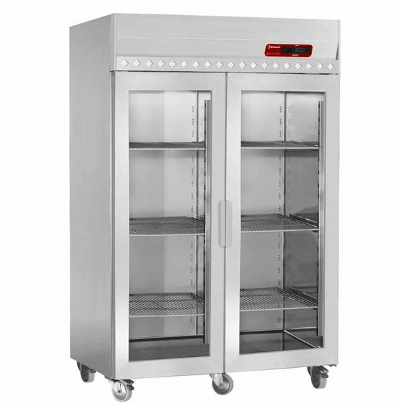 Vrieskast | 1400L (2/1 GN) | RVS | -15°C/-22°C | Geforceerd | 1.12kW | Wielen (Geremd) | 1440x850x2070(h)mm