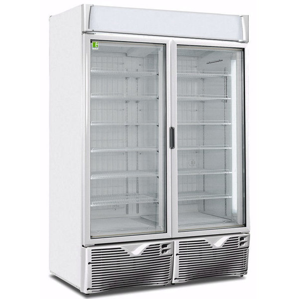 Vrieskast | 1050L | Wit | -15°C/-25°C | Geforceerd | 1.85kW | Wielen | 1346x765x1990(h)mm