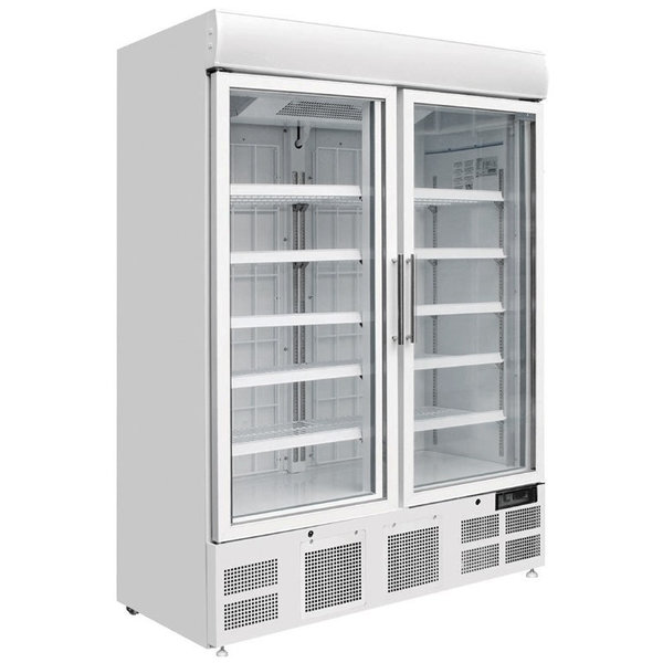 Vrieskast | G-SERIE | 920L | Wit | -18°C/-22°C | Statisch + Ventilator | Draaideuren | Wielen | 1370x720x2022(h)mm