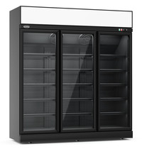 CombiSteel Vrieskast | 1530L | Zwart | -18°C/-22°C | Geforceerd | Draaideuren | Wielen (Geremd) | 1880x710x2092(h)mm 