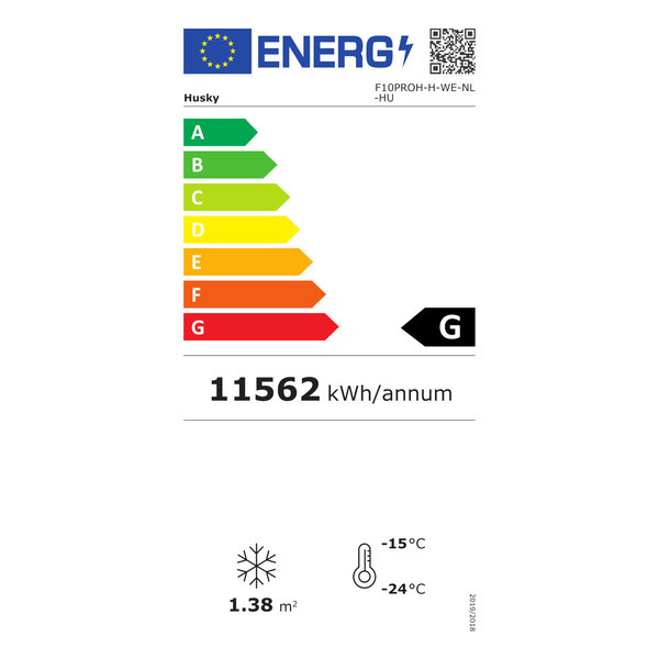 Vrieskast | 771L | Wit/RVS | -15°C/-20°C | Geforceerd | Draaideuren | 1200x719x1985(h)mm