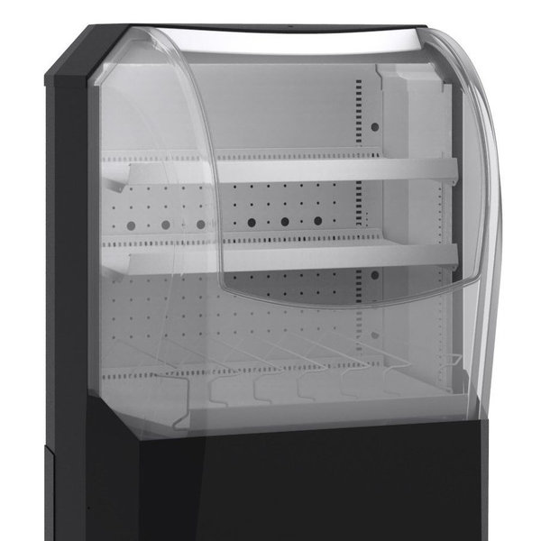 Impulskoeler | 210L | Zwart | +2°C/+15°C | Geforceerd | 3 Niveaus | Wielen (Geremd) | 655x570x1132(h)mm