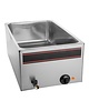 CaterChef Bain marie GN1/1x1-150mm | 1kW | Met aftapkraan | 340x540x230(h)mm 