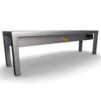 CombiSteel Warmtebrug | 1 Niveau | 3 Heaters (Keramisch) | 0.75kW | 1200x300x350(h)mm