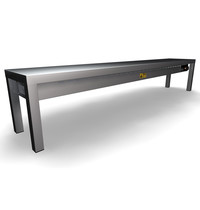 CombiSteel Warmtebrug | 1 Niveau | 5 Heaters (Keramisch) | 1.25kW | 1800x300x350(h)mm