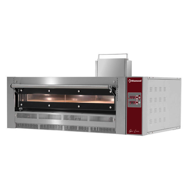 Pizzaoven | Gas | 4x Ø350mm | 15kW | Stapelbaar | 1230x1120x760(h)mm