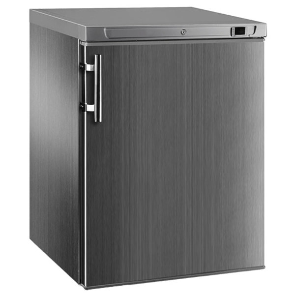 Vrieskast | 200L | RVS | -18°C/-23°C | Statisch | 0.08kW | Wielen | 598x670x838(h)mm