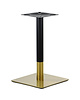 Luxus Tafelonderstel | PLAMO | RVS | Zwart/Goudkleurig | 450x450x725(h)mm 