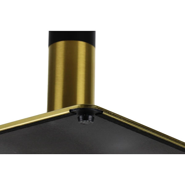 Tafelonderstel | PLAMO | RVS | Zwart/Goudkleurig | 450x450x725(h)mm