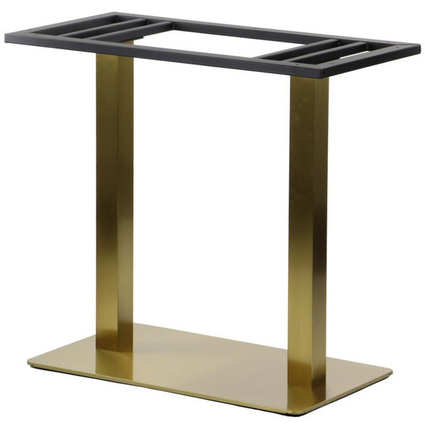 Tafelonderstel | FORMA | RVS | Goudkleurig | Indoor | 700x400x725(h)mm
