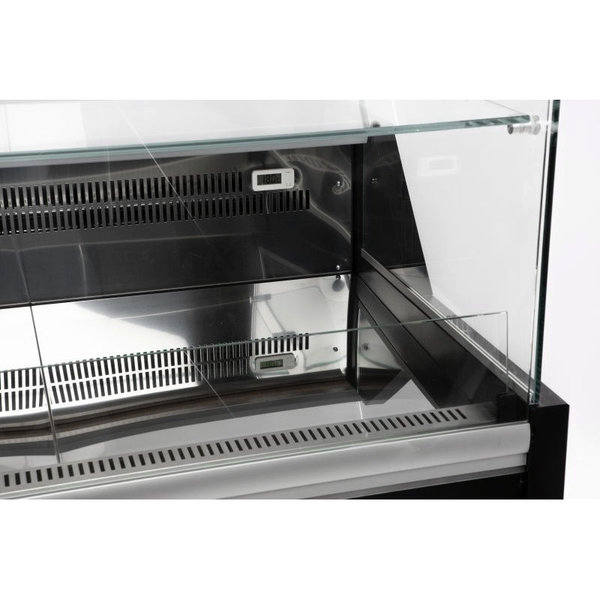 Koeltoonbank | OSCAR | +1°C/+10°C | Statisch | 0.84kW | Kantelruit | Gekoelde Reserve | 2584x815x1280(h)mm