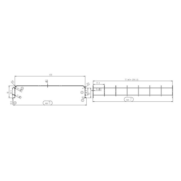 Draadverdeler | Wit | Voor CombiSteel Koelingen | Links/Rechts