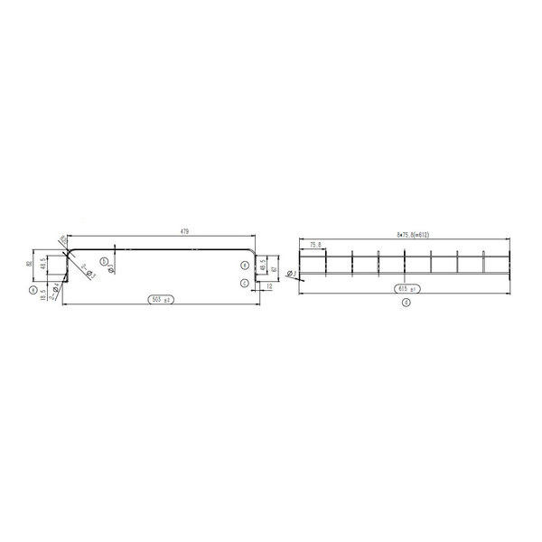 Draadverdeler | Wit | CombiSteel Koelingen | Midden