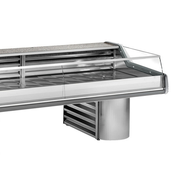 Viskoeltoonbank | SAIGON | 0°C/+2°C | Plaatkoeling | Zelfbediening | 1500x1195x1000(h)mm