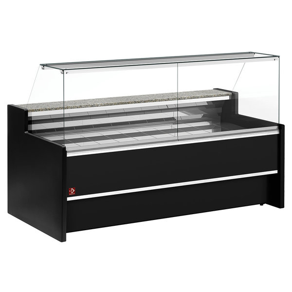 Koeltoonbank | FLORENCE | 0°C/+4°C | Geforceerd | Kantelruit | Gekoelde Reserve | 2500x980x1260(h)mm