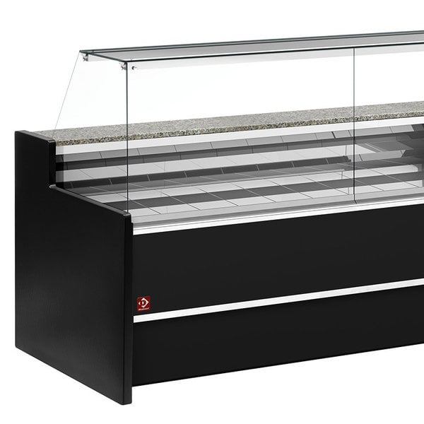 Koeltoonbank | FLORENCE | 0°C/+4°C | Geforceerd | Kantelruit | Gekoelde Reserve | 2500x980x1260(h)mm