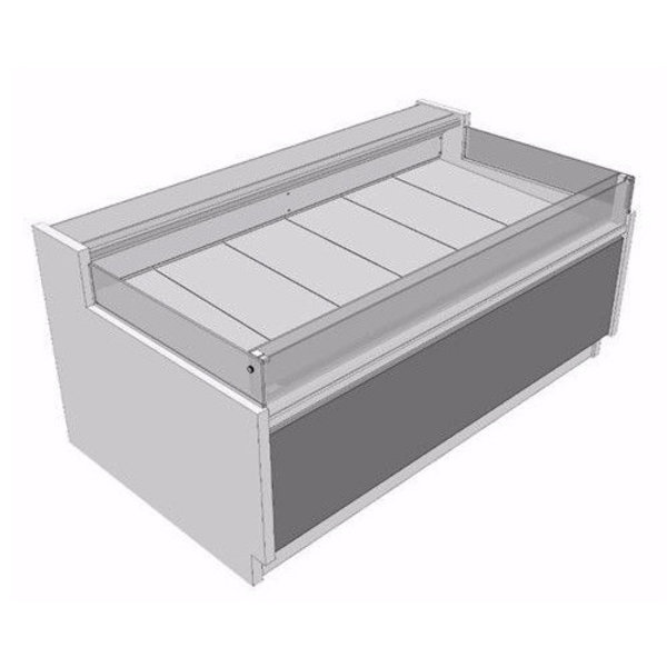 Koeltoonbank | MAJOR2 | 0°C/+2°C | Geforceerd | Zelfbediening | Gekoelde Reserve | Koppelbaar | 1330x1185x890(h)mm