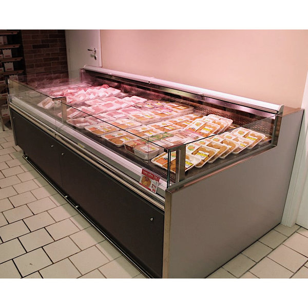 Koeltoonbank | MAJOR2 | 0°C/+2°C | Geforceerd | Zelfbediening | Gekoelde Reserve | Koppelbaar | 1330x1185x890(h)mm