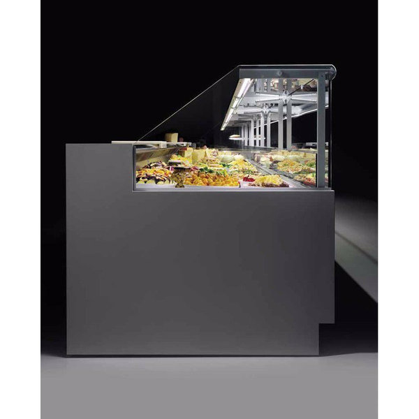 Koeltoonbank | ZARA2 | 0°C/+2°C | Geforceerd | 0.58kW | Kantelruit | Gekoelde Reserve | Koppelbaar | 1955x1130x1230(h)mm