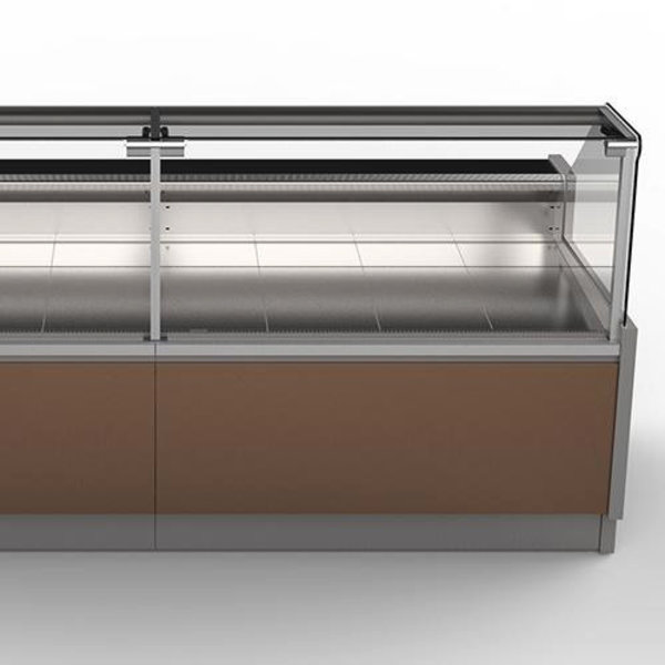 Koeltoonbank | ZARA2 | 0°C/+2°C | Geforceerd | 0.88kW | Kantelruit | Gekoelde Reserve | Koppelbaar | 3205x1130x1230(h)mm