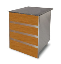 CombiSteel Kassasectie | 800x800x850(h)mm 