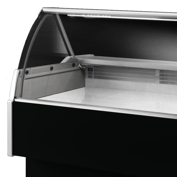 Koeltoonbank | SERIE MR | +3°C/+5°C | Geventileerd | 0.81kW | Kantelruit | Gekoelde Reserve | 2000x1175x1234(h)mm