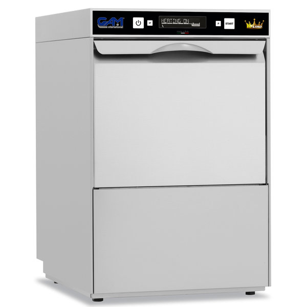 Glazenspoelmachine | K-LINE | Mand 400x400 | Afvoerpomp | Zeeppomp | Naglanspomp | 230V | Dubbelwandig | 480x550x680(h)mm
