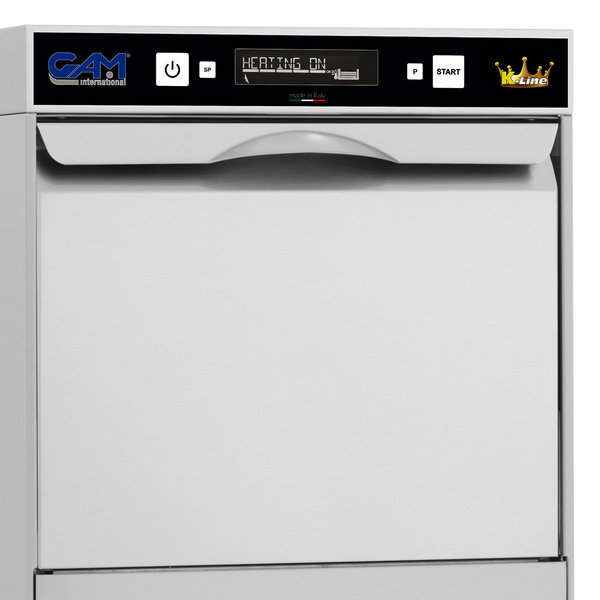 Glazenspoelmachine | K-LINE | Mand 400x400 | Afvoerpomp | Zeeppomp | Naglanspomp | 230V | Dubbelwandig | 480x550x680(h)mm