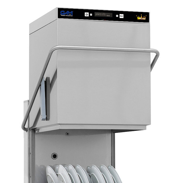 Doorschuifvaatwasser | Mand 500x500mm | Afvoerpomp | Zeeppomp | Naglanspomp | 725x820x1520/2080(h)mm
