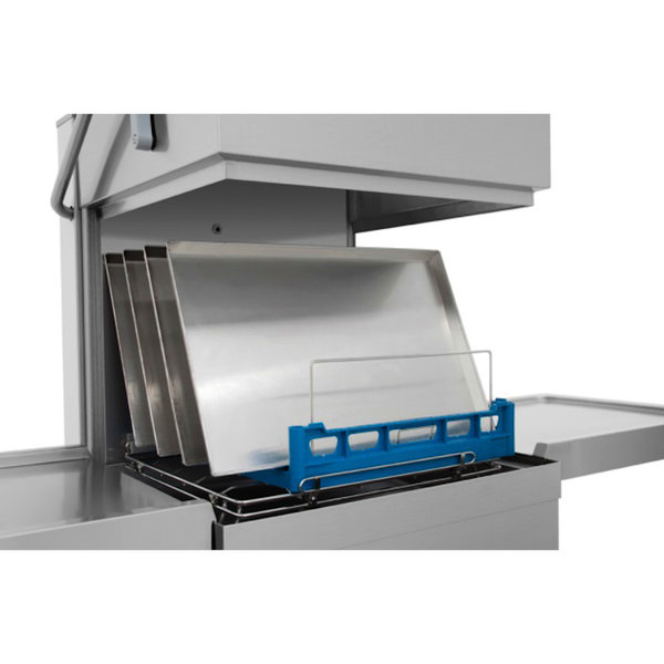 Doorschuifvaatwasser | Mand 500x500mm | Afvoerpomp | Zeeppomp | Naglanspomp | 725x820x1520/2080(h)mm