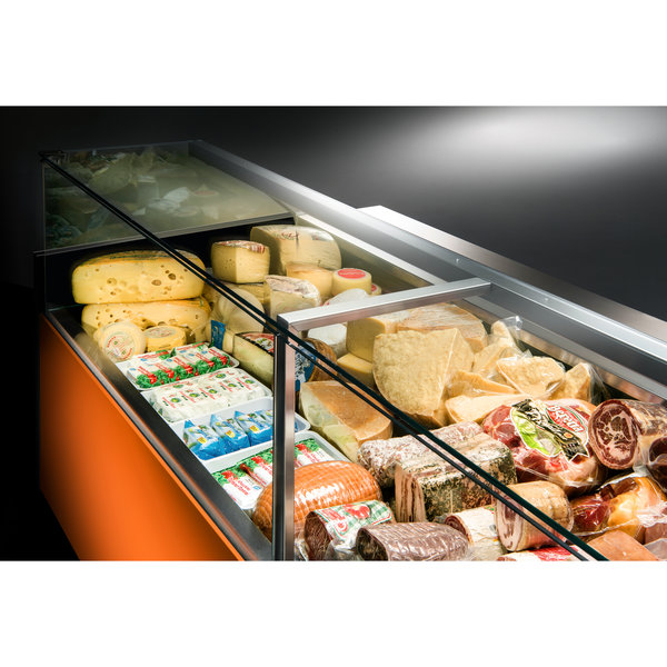 Koeltoonbank | SERIE M | 0°C/+4°C | Geventileerd | 1.29kW | Kantelruit | 2960x1140x1126(h)mm