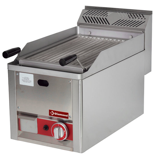 Lavasteengrill | Gas Top | 4kW | 330x600x290(h)mm