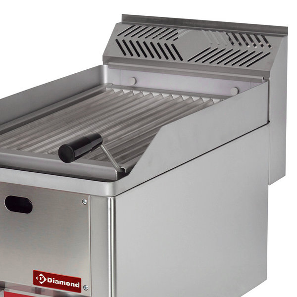Lavasteengrill | Gas Top | 4kW | 330x600x290(h)mm