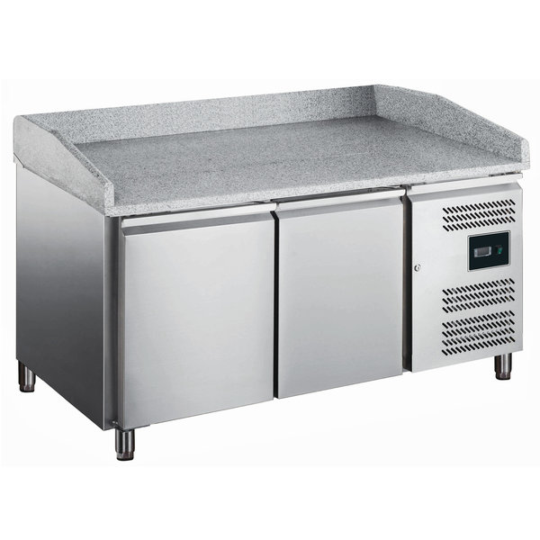 Pizzawerkbank | 390L | 2 Deuren (EN600x400) | +2°C/+8°C | Geforceerd | 1510x800x840/990(h)mm