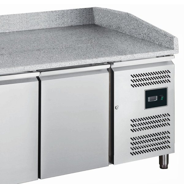 Pizzawerkbank | 390L | 2 Deuren (EN600x400) | +2°C/+8°C | Geforceerd | 1510x800x840/990(h)mm