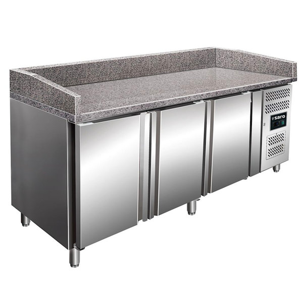 Pizzawerkbank | 635L | 3 Deuren (EN600x400) | +2°C/+8°C | Geforceerd | 0.35kW | 2020x800x920/1040(h)mm