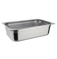 Vogue GN-Bak | RVS | 1/1 GN | Hoogte 150mm | 530x325x150(h)mm 