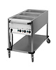 Casselin Bain Marie RVS Trolley | 1.25kW | 3x 1/1 GN | Aftapkraan | 1250x700x900(h)mm Casselin Bain Marie RVS Trolley | 1.25kW | 3x 1/1 GN | Aftapkraan | 1250x700x900(h)mm