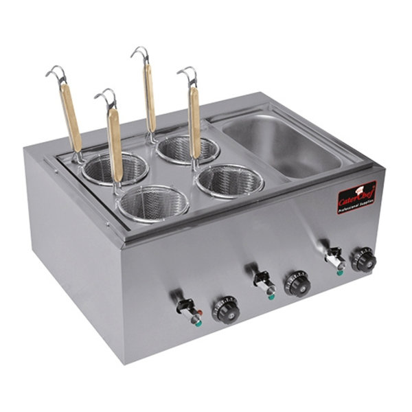 Pasta-kookapparaat | 3kW | Voorzien van aftapkraan | 605x510x310(h)mm