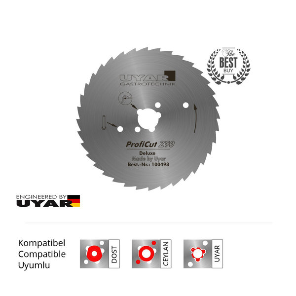 Kartelmes | ProfiCut | UYAR Dönermessen | Gehard RVS | Ø90mm