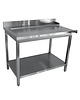 Bertrand Afvoertafel | RVS | Links | Bodemschap | 700x700x880(h)mm 
