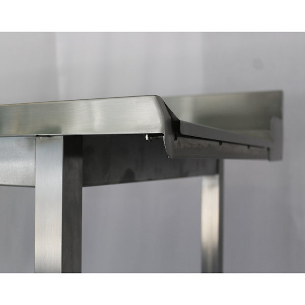 Afvoertafel | RVS | Links | Bodemschap | 700x700x880(h)mm