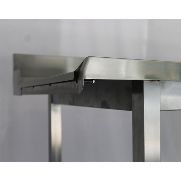Afvoertafel | RVS | Rechts | Bodemschap | 700x700x880(h)mm