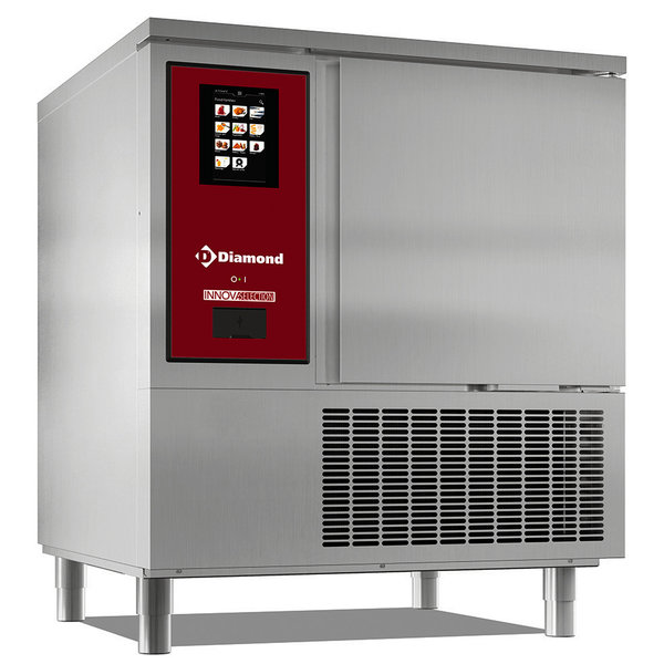Blastchiller | 6 Niveaus (EN/GN) | Max. 25kg (Koelen) / 30kg (Vriezen) | 2.7kW (400V) | Touchscreen | 897x937x1060(h)mm