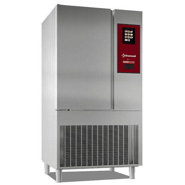 Blastchiller | 10 Niveaus (EN/GN) | Max. 50kg (Koelen) / 50kg (Vriezen) | 4.15kW (400V) | Touchscreen | 895x939x1731(h)mm