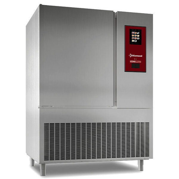 Blastchiller | 10 Niveaus (EN/GN) | Max. 100kg (Koelen) / 70kg (Vriezen) | 5.5kW (400V) | Touchscreen | 1250x1092x1731(h)mm