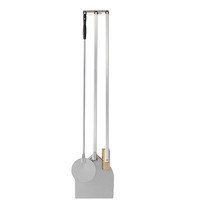 Mastro Pizza-Accessoireset | Pizzaschep + draaischep + Ovenborstel | Incl. Ophangsysteem 