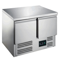 Saro Koelwerkbank | 240L | 2 Deuren (1/1 GN) | +2°C/+8°C | Geventileerd | 0.18kW | 903x700x876(h)mm
