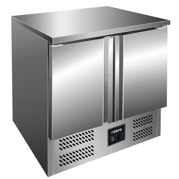 Koelwerkbank | 240L | 2 Deuren (1/1 GN) | +2°C/+8°C | Statisch + Ventilator | 900x700x880(h)mm