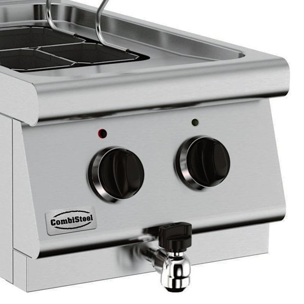 Pastakoker | BASE 700 | Elektrisch | 9kW | Aftapkraan | 400x700x300(h)mm
